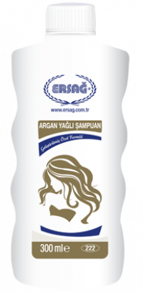 Шампунь с аргановым маслом ERSAĞ, без аппарата, 300 и 1000 мл
