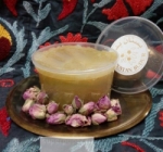 Мекканское розовое бельди-эксфолиант с драгоценными смолами и маслом карите для очищения и увлажнения кожи Zerka Al-Yamama