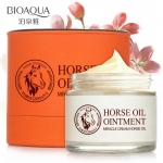 Увлажняющий крем против морщин с лошадиным жиром BioAqua Horse Oil Ointment Miracle Cream